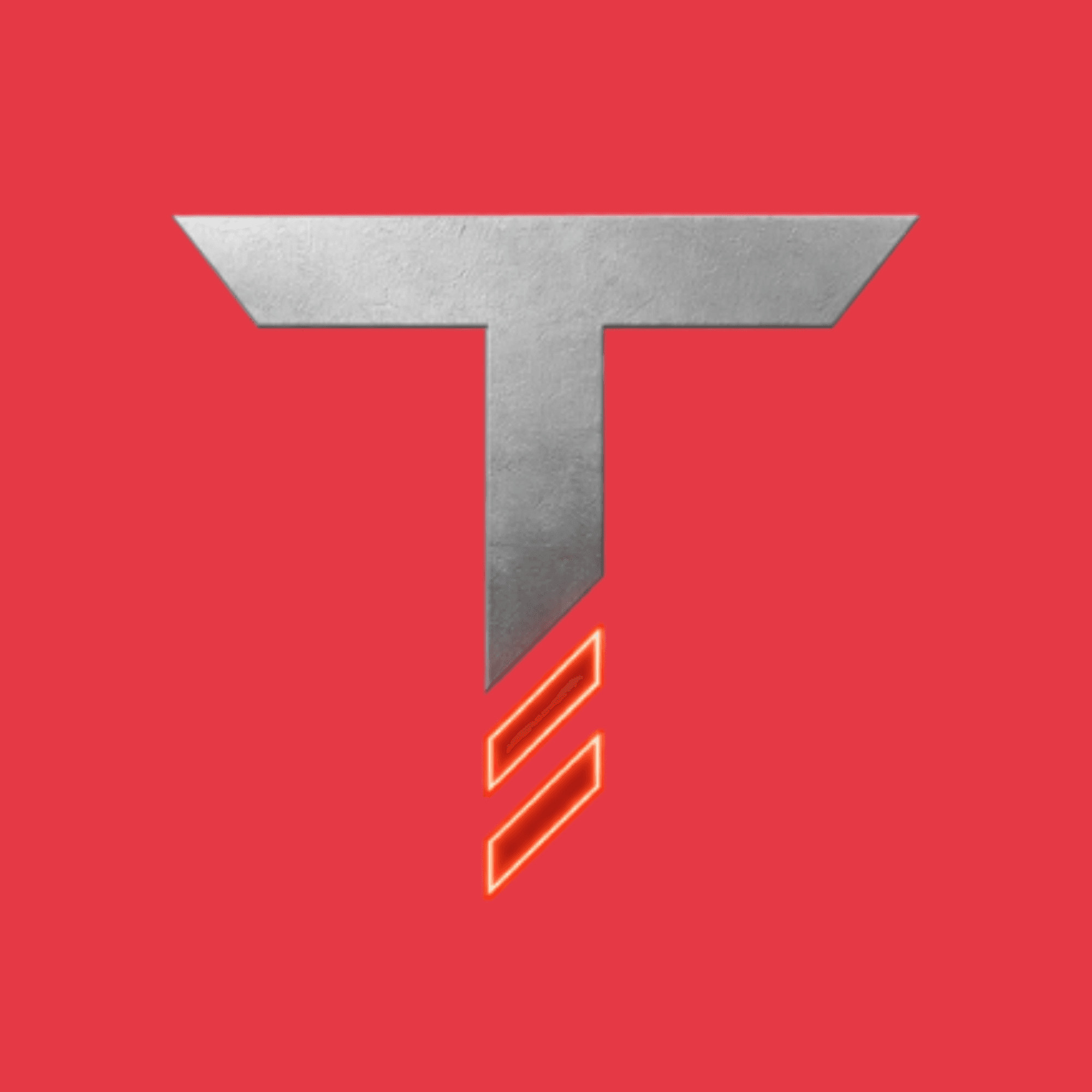 App Icon — Metal on Red